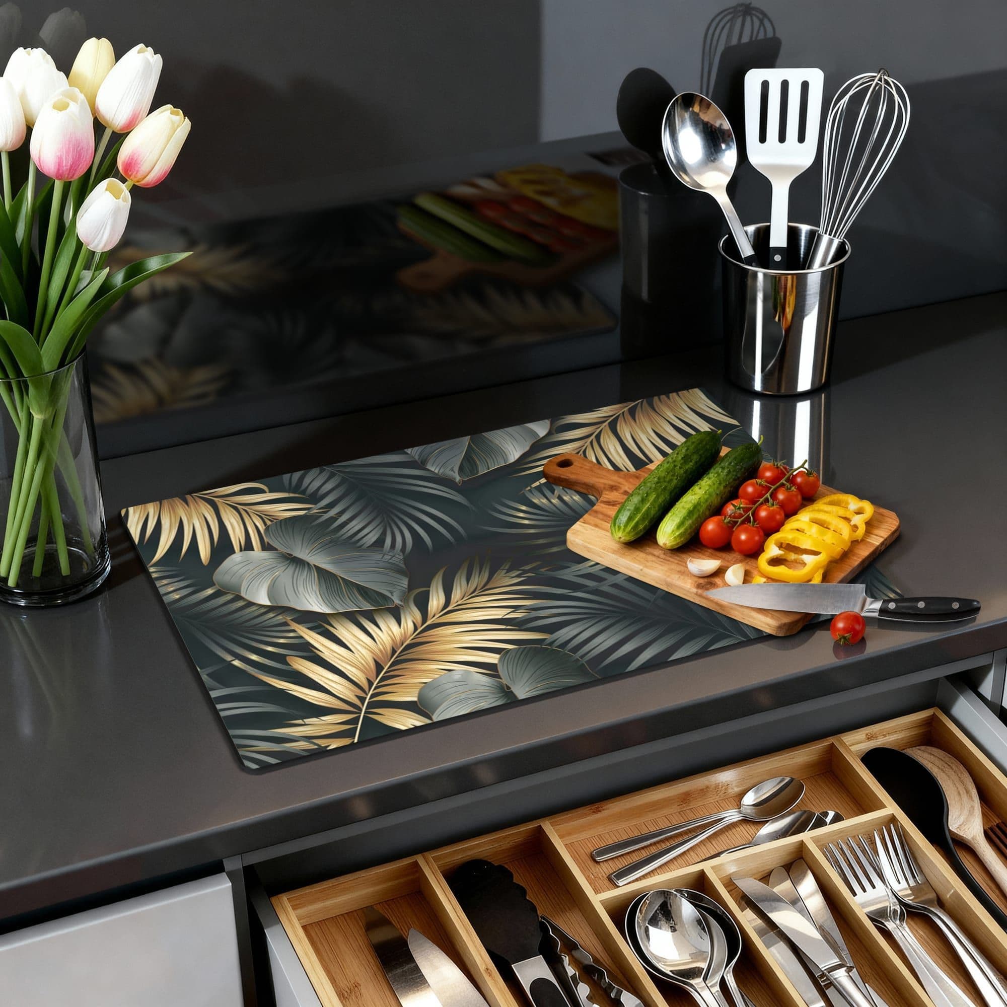 Golden Palms Inductiebeschermer, productfoto 1