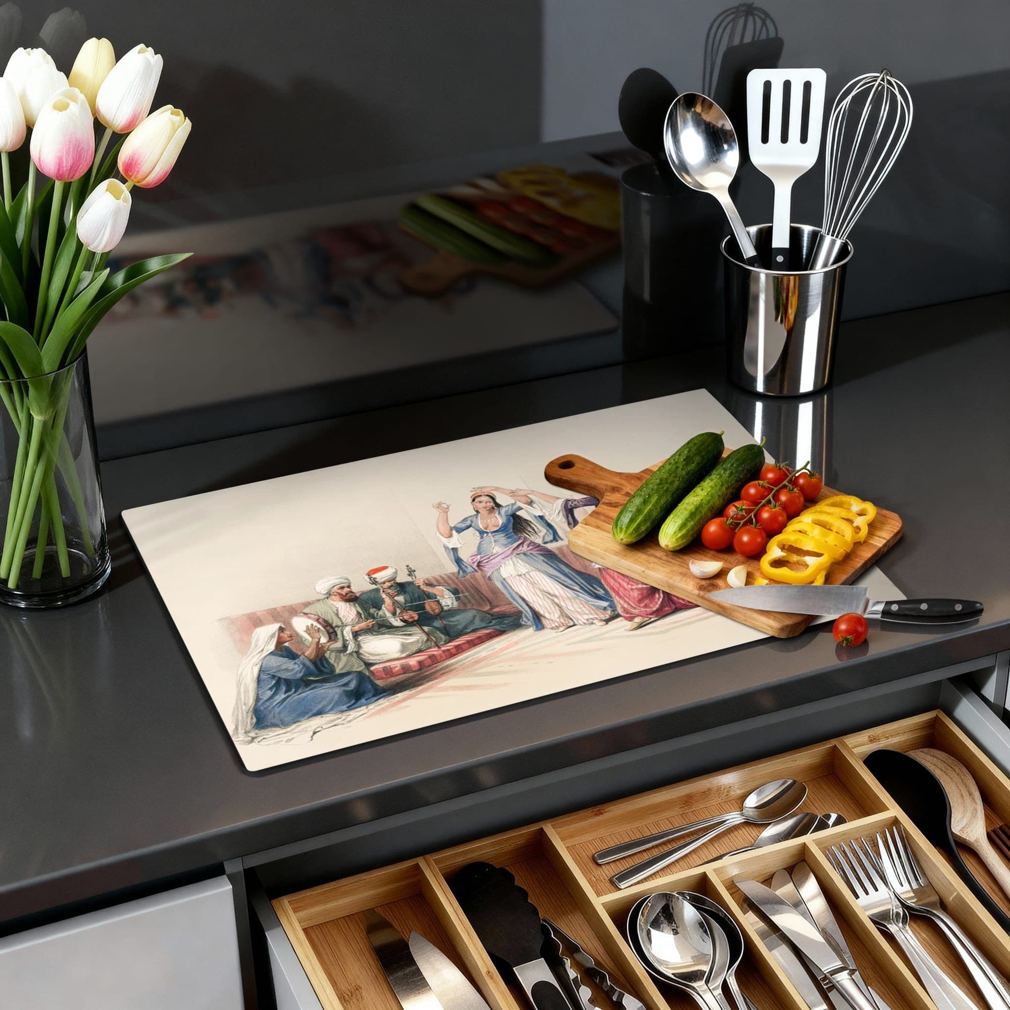 Oriental Dance Inductiebeschermer, productfoto 1