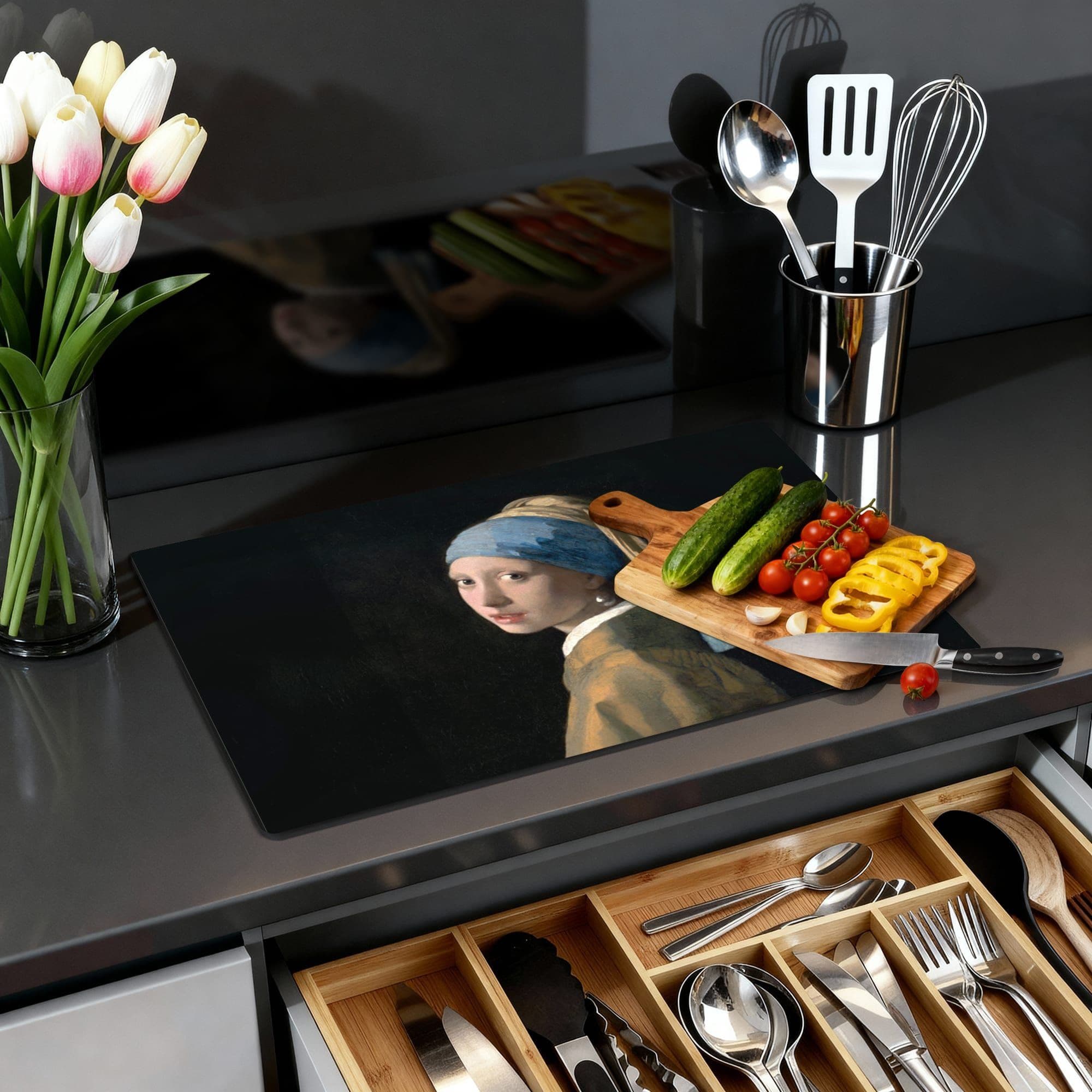 Meisje met de Parel Inductiebeschermer, productfoto 1