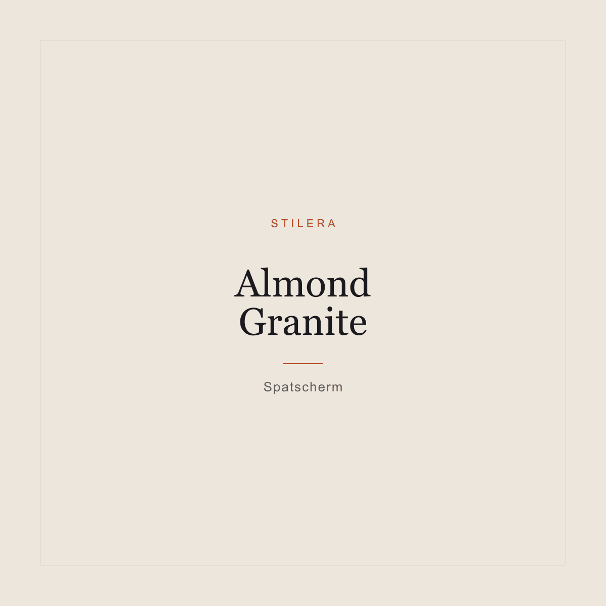 Almond Granite Spatscherm