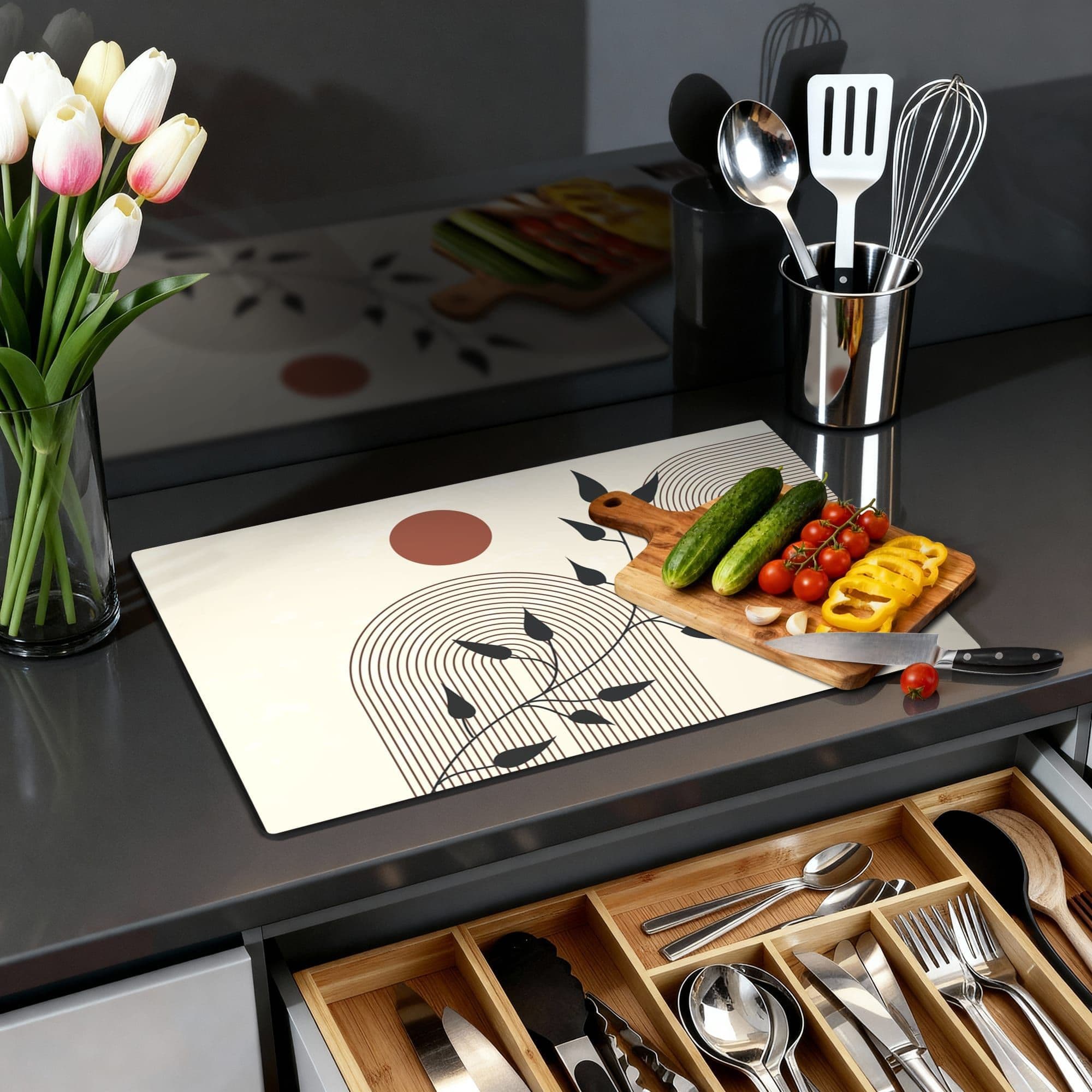 Red Sun Branch Inductiebeschermer, productfoto 1