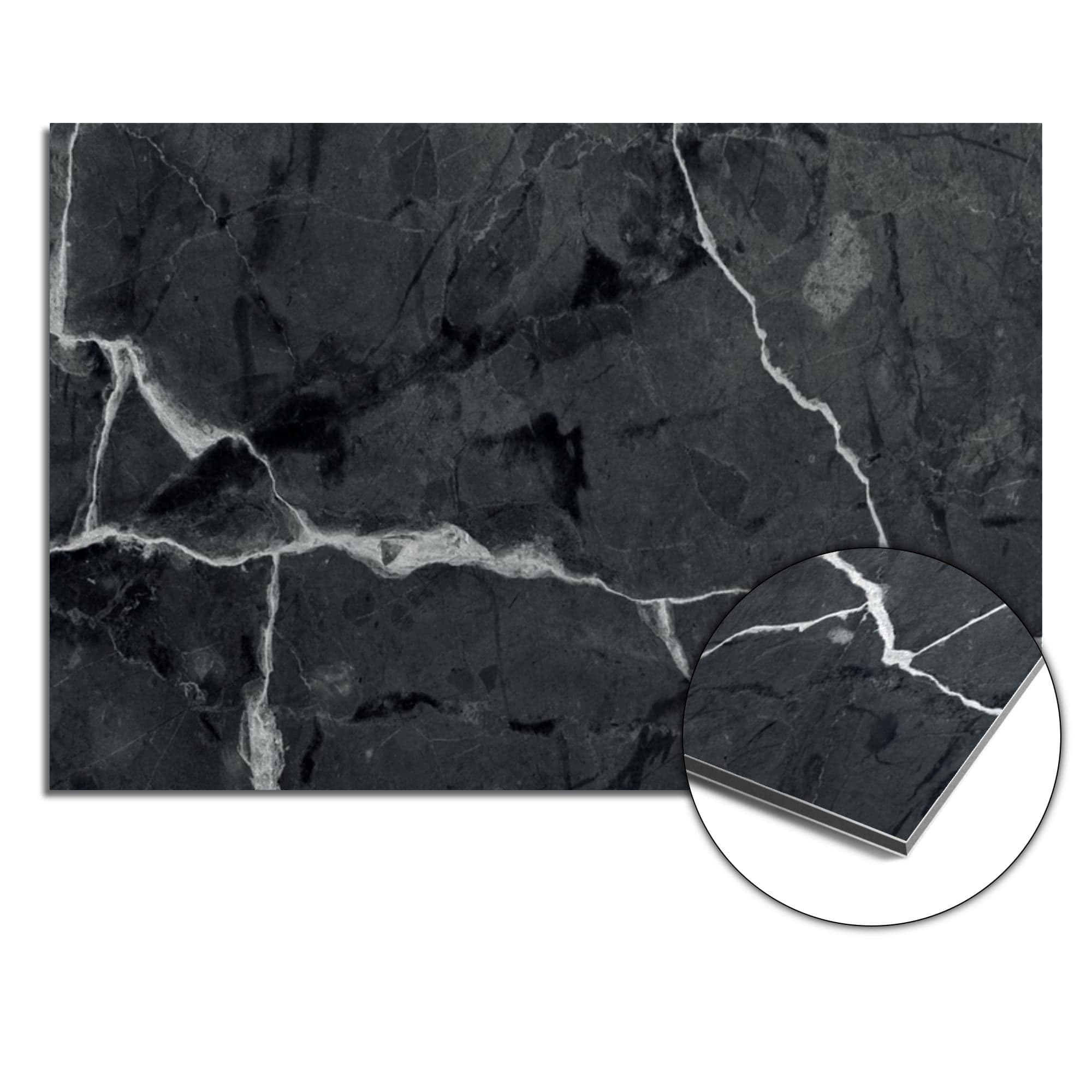 Black Marble Spatscherm