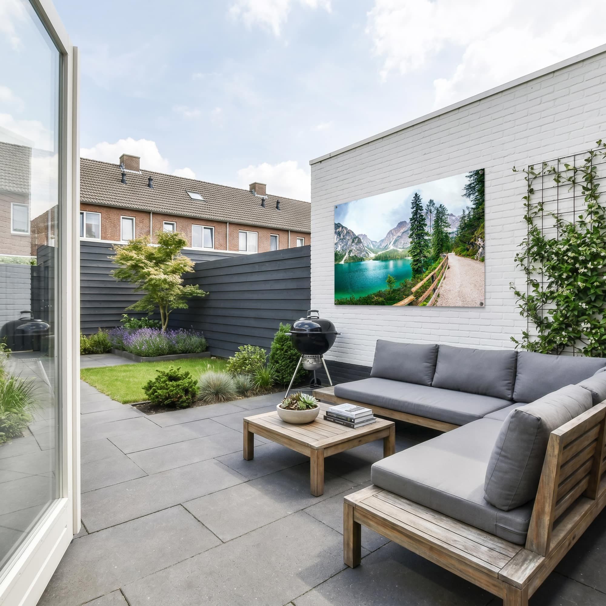 Alpine Lake Serenity, sfeer tuin
