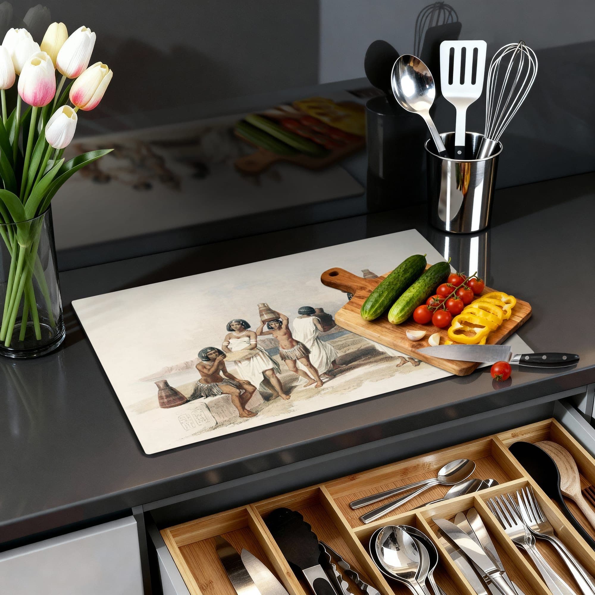 Ancient Egypt Heritage Inductiebeschermer, productfoto 1
