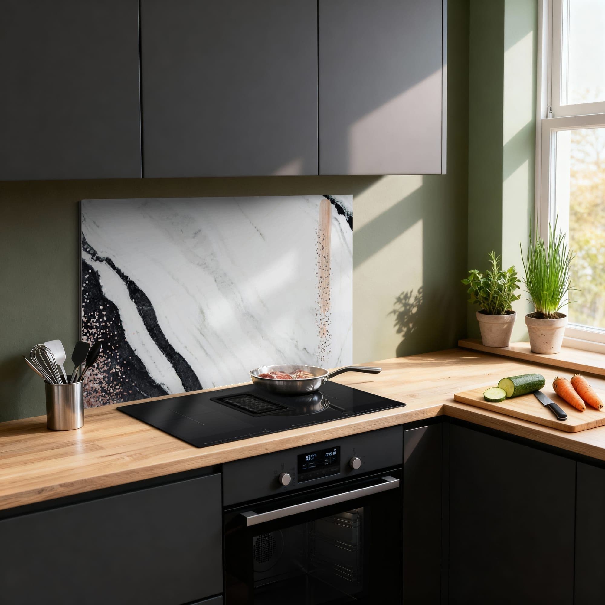 Marble Blush Spatscherm, productfoto 1