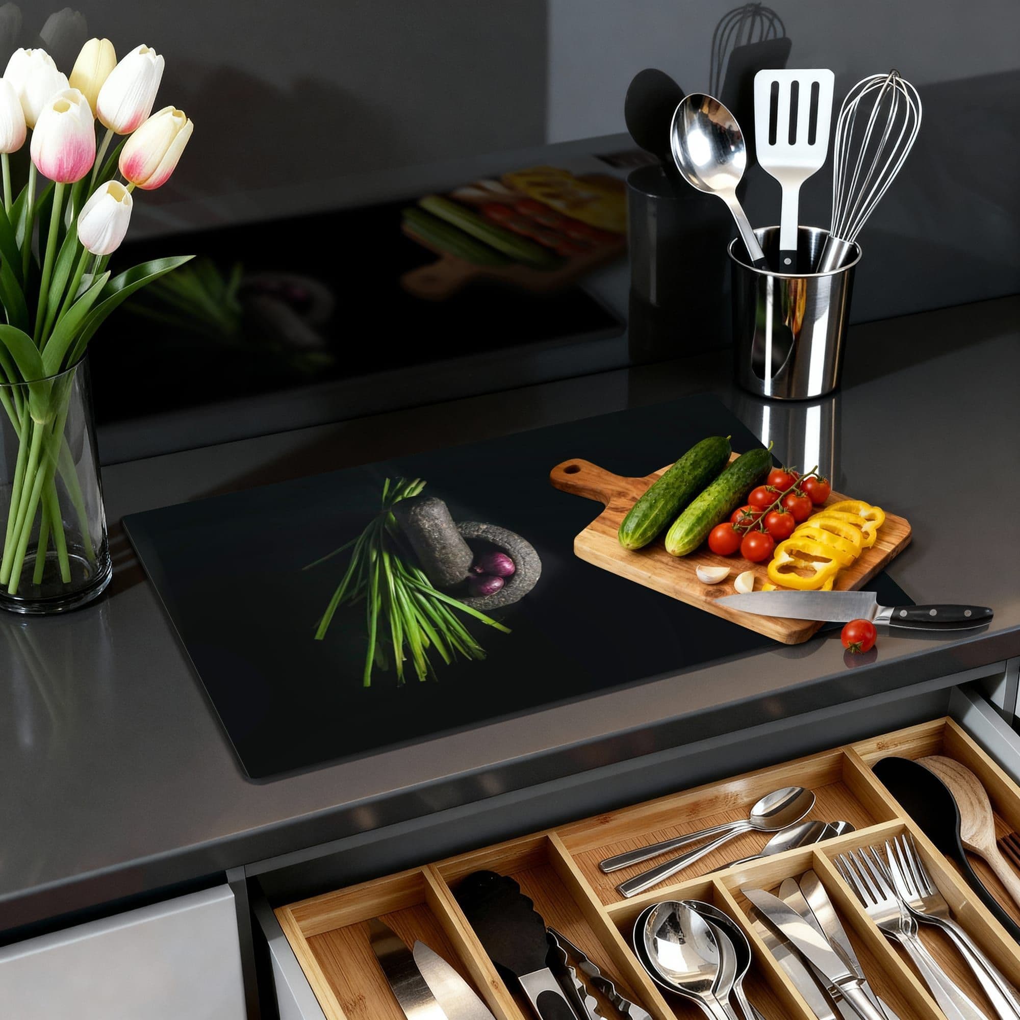 Midnight Herb Inductiebeschermer, productfoto 1