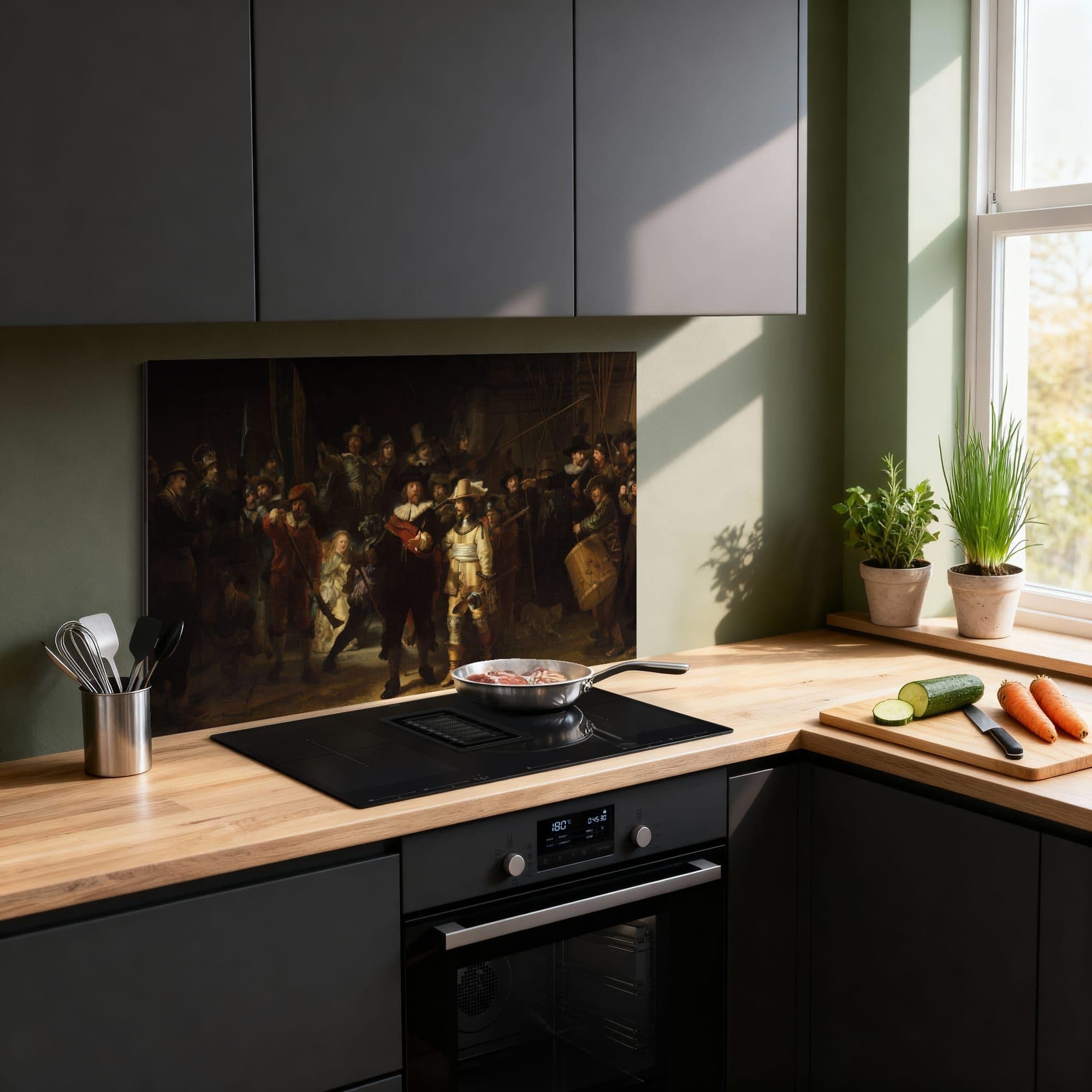 Nachtwacht Spatscherm, productfoto 1