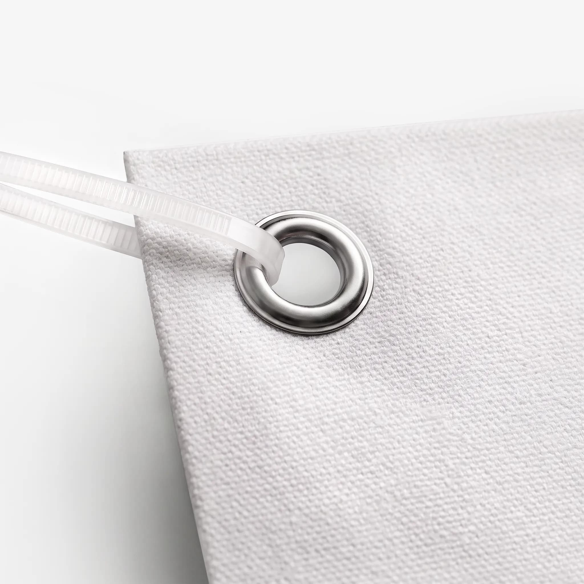 Metalen hoekring met tiewrap