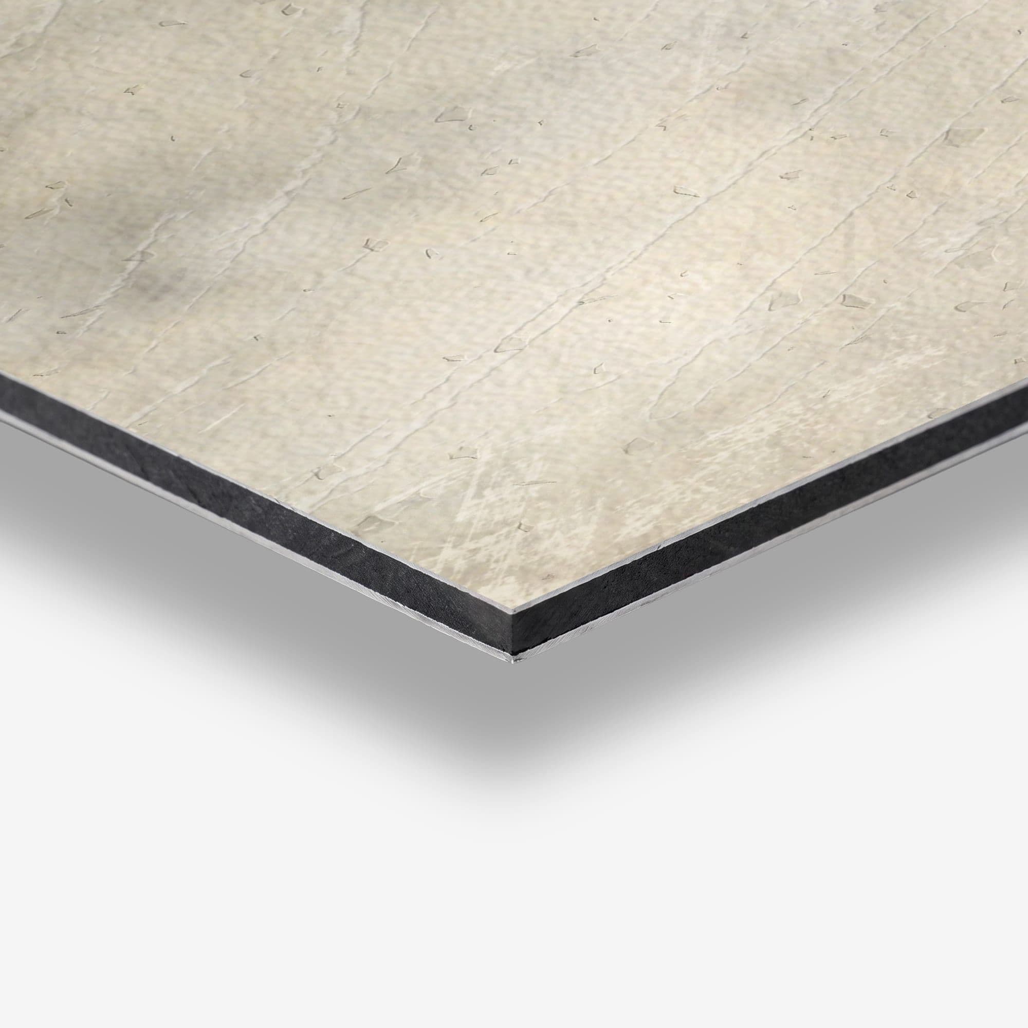Concrete Linen Duo Spatscherm, detail rand