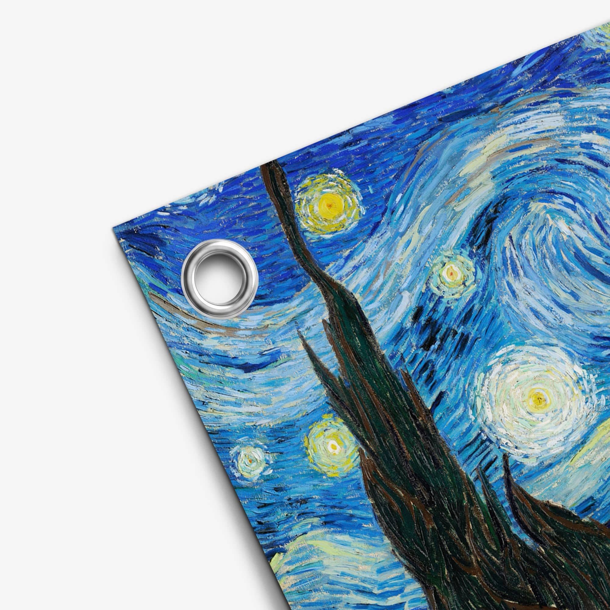 Sterrennacht - Vincent Van Gogh, detail hoek