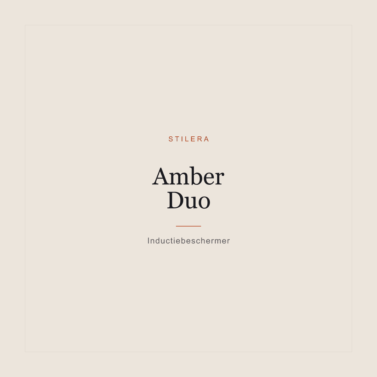 Amber Duo Inductiebeschermer