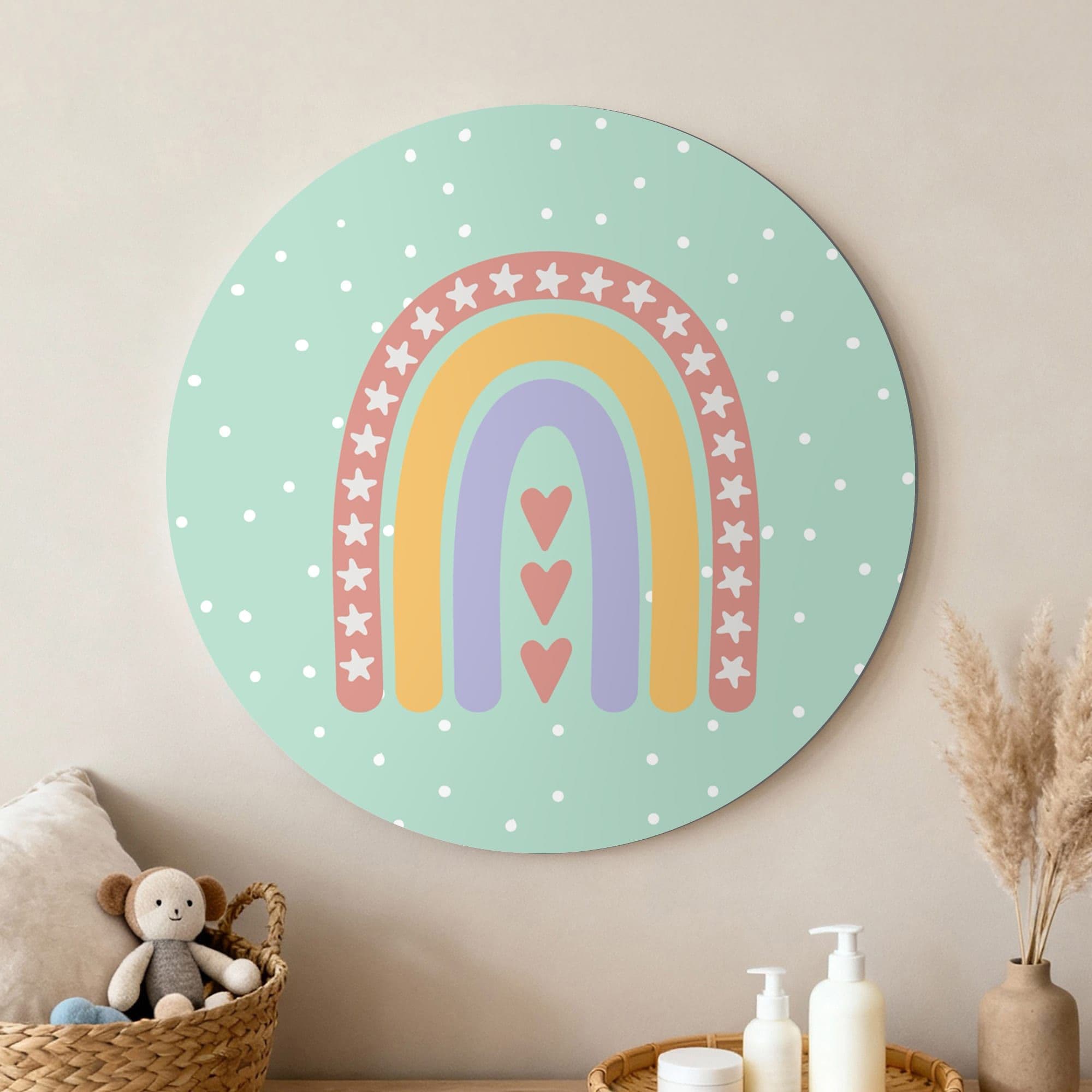 Regenboog Sterrendroom Muurcirkel