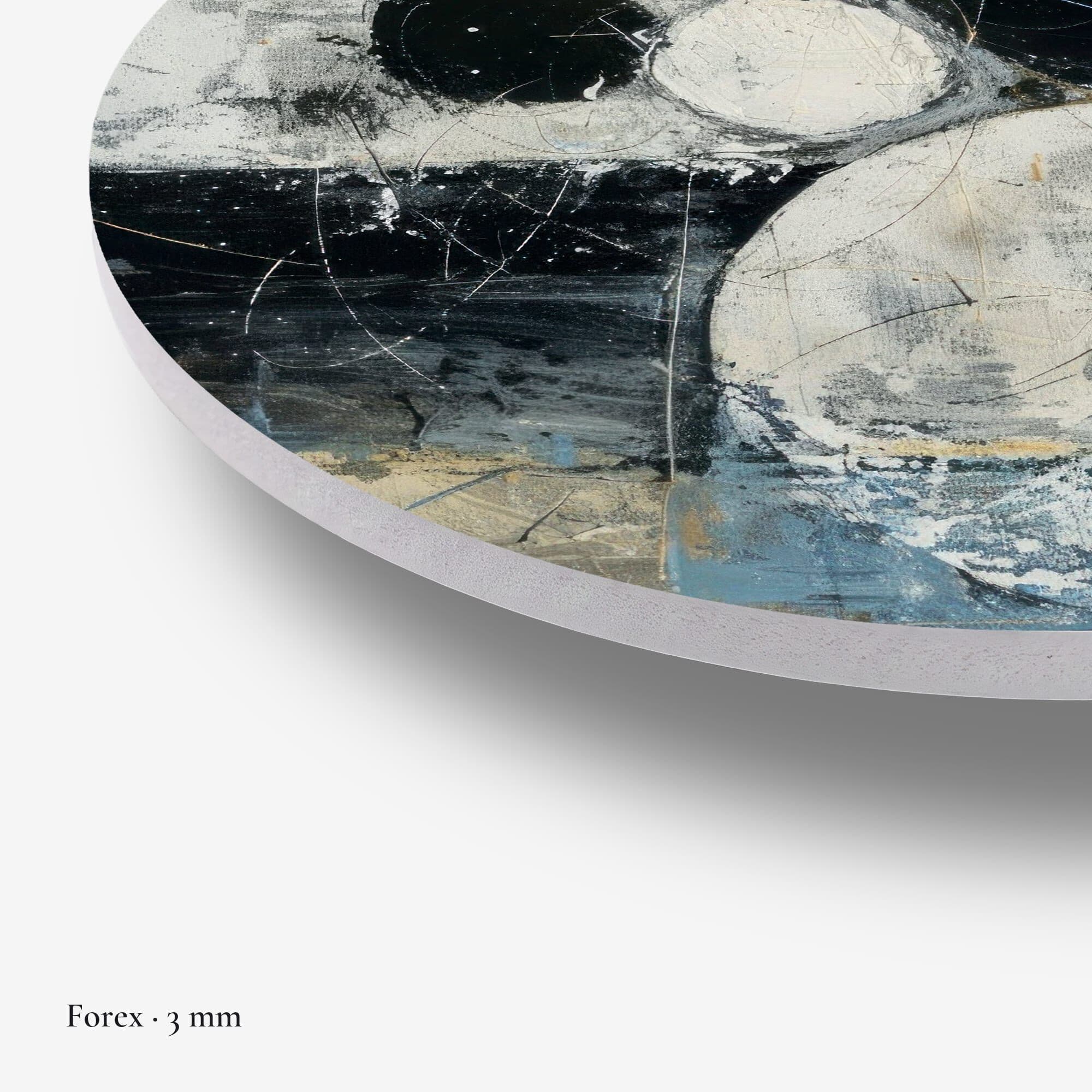 Abstract Eclipse Cirkels Muurcirkel, detail rand forex
