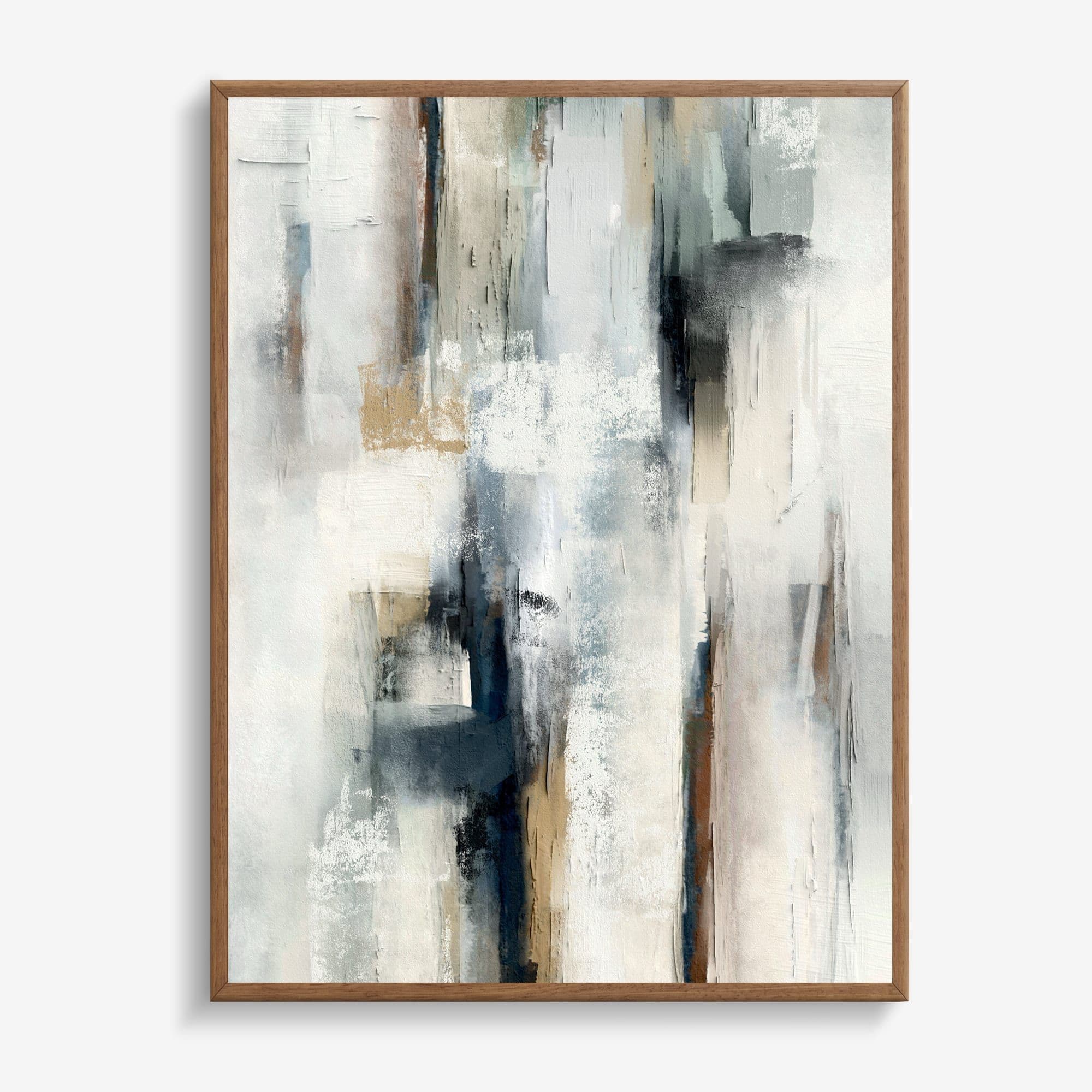 Abstract Grijs Verf