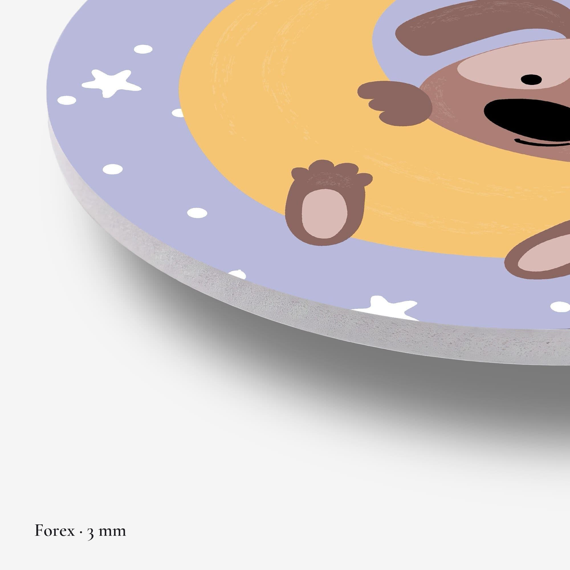 Puppy Maanlicht Muurcirkel, detail rand forex