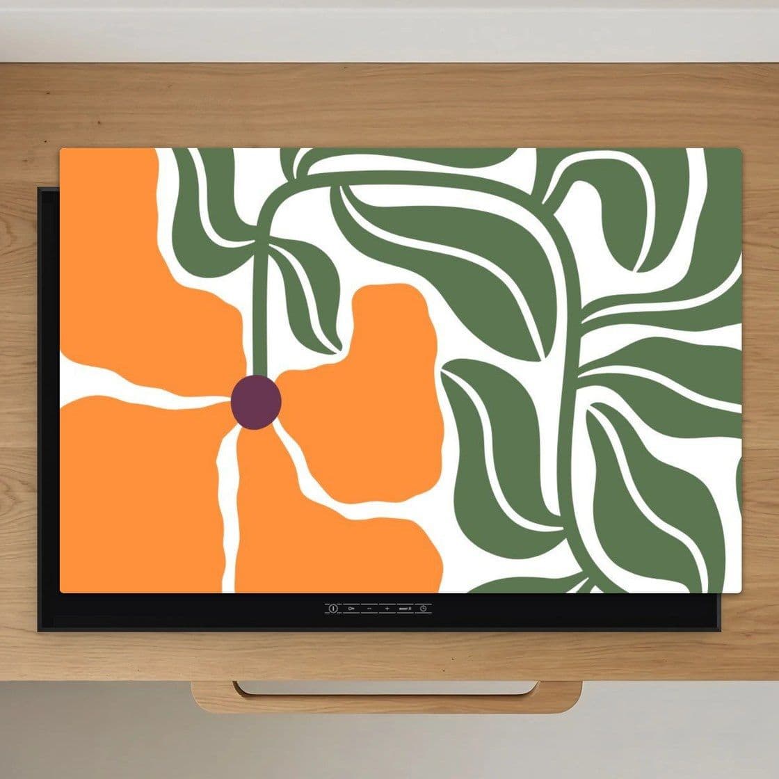 Botanical Bold Bloom Inductiebeschermer