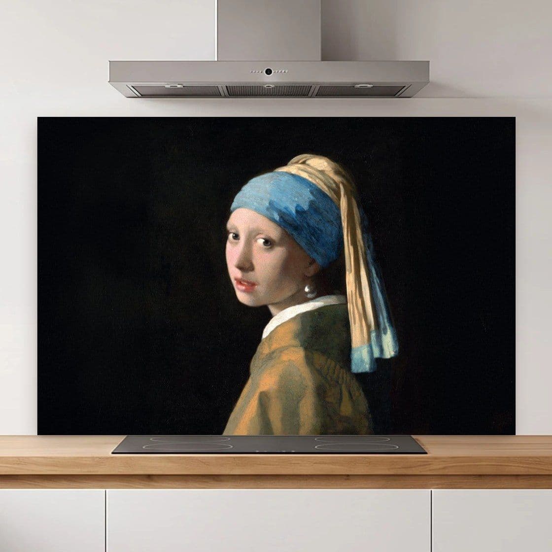 Meisje met de Parel Spatscherm
