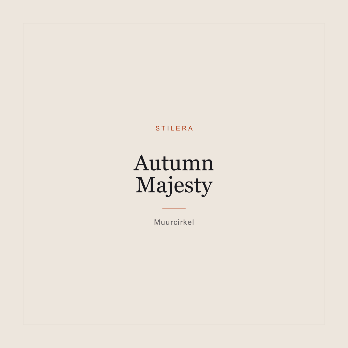 Autumn Majesty Muurcirkel