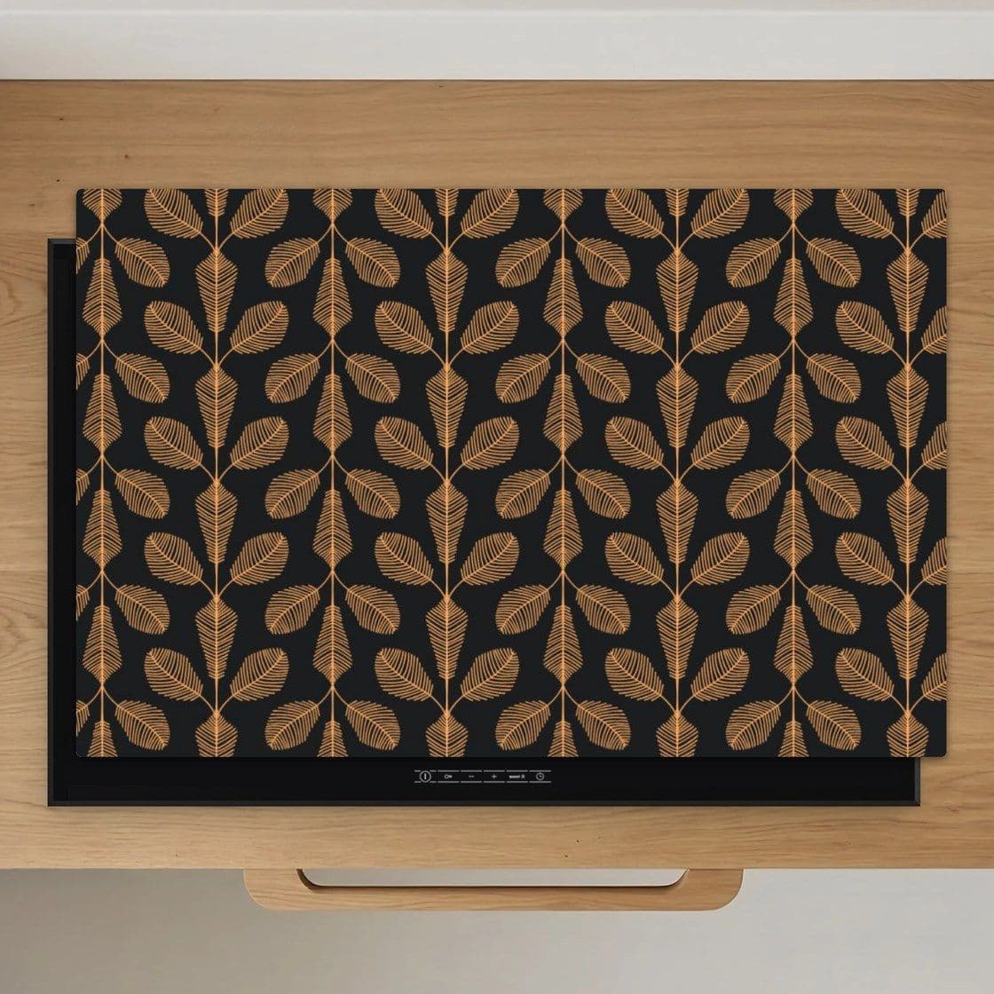 Botanical Fern Gold Inductiebeschermer