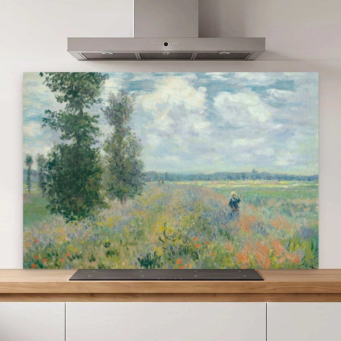 Poppy Field Impressionist Spatscherm