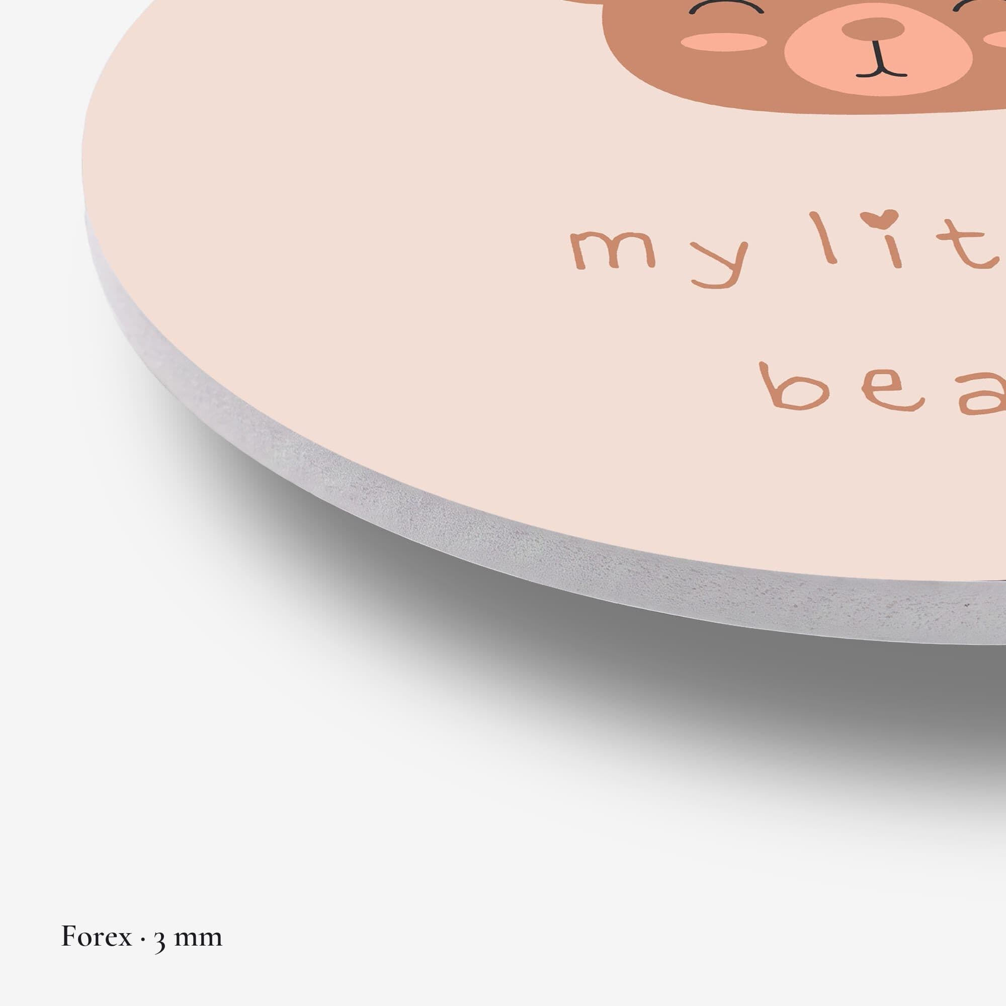 My Little Bear Muurcirkel, detail rand forex